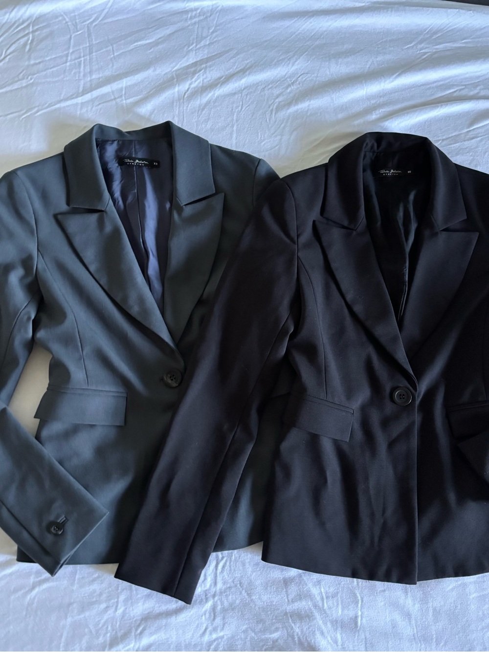 Babaton Women's Single-Button Blazer - Black and Charcoal